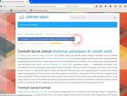 Doc contoh surat lamaran kerja di rumah sakit 1 rismawati. 2 Contoh Surat Lamaran Kerja Di Rumah Sakit Youtube