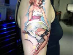 She was also a trailblazer and appeared on about 300 magazine covers. 150 Beautiful Pin Up Girl Tattoos Ultimate Guide July 2021
