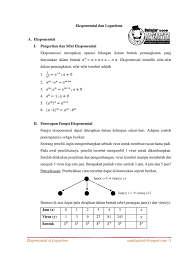 Soal 6 akar akar persamaan adalah dan. Bab 1 Rangkuman Materi Eksponensial Dan Logaritma Pdf