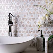 Shop for the bestselling kitchen backsplash tiles and bathroom tiles, categorized as per material, styles, colors, finishes, and patterns. Roman Flower Wooden Beige And Carrara Marble Mosaic Tile Tile Club