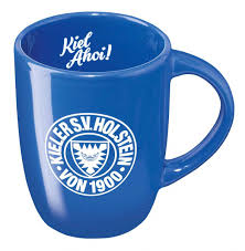⚽️ deutscher meister von 1912. Holstein Kiel Kaffeebecher Ahoi Blau Zuhause Offizieller Shop Holstein Kiel Fanshop