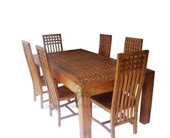 Teak Wood Dining Table With Chairs Indonesia Manufacturers