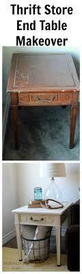 End Table Makeover 14 Thrift Store Find To Perfect End Table End Table Makeover Furniture Makeover Table Makeover