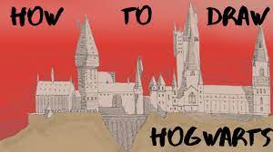 Some time after his graduation, flitwick returned to hogwarts and became the charms master, as well as the head of ravenclaw house.8 during the first and second. How To Draw Hogwarts Castle Harry Potter Step By Step Tutorial Hand Drawing And Krita Youtube