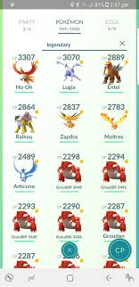 750 Rare Candy Which Legendary Deserve It Pokemon Go