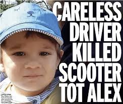 CARELESS DRIVER KILLED SCOOTER TOT ALEX