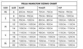 Size Guide Fella Hamilton