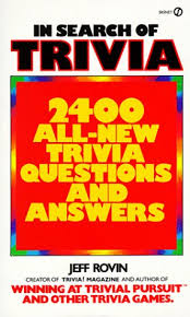 Zoe samuel 6 min quiz sewing is one of those skills that is deemed to be very. 9780451162502 In Search Of Trivia 2400 All New Trivia Questions And Answers Abebooks Rovin Jeff 0451162501