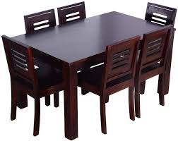 The recommended comfortable space per person for a typical dining table is 70cm wide (elbow room) by 90cm deep (to slide out your chair); Furinno Sheesham Wood 6 Seater Dining Table For Living Room Home Hall Hotel Dinner Restaurant Wooden Dining Table Dining Room Set Dining Table With 6 Chairs Furniture For Home Amazon In Home