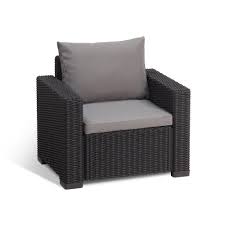 Our chaise lounge mimics an elegant woven design that brings a homey atmosphere to your outdoor space. Reviews For Keter California Graphite Plastic Wicker Outdoor Lounge Chair With Cool Grey Cushions 233209 The Home Depot