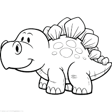 Stay with us and we come up with new pictures for you. Dinosaur Smiling Cartoon Coloring Pages For Kids Printable Free Coloring And Drawing