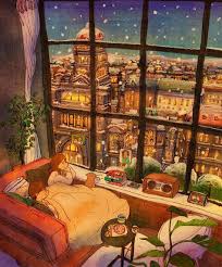And Winter Begins By Puuung At Https Www Facebook Com Puuung1 Resimler Dijital Ilustrasyon Dijital Boyama