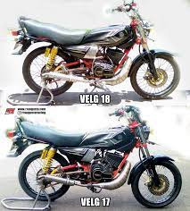 Biasanya memakai ukuran 100/80 pakey ban tubless kalo beli+pasang, tanyakan aja ke bengkelnya sebelumya! 27augusta Com Ganti Velg Set Rx King 2001 17inch Efisiensi Bobot Dan Varietas Pilihan Motif Ban