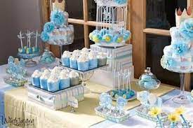 Lemon And Blue Baby Shower By Your Unique Party Paperblog Baby Shower Blue Baby Shower Blue Baby Shower Food