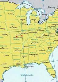 Missouri Maps Facts Latitude And Longitude Map Missouri Topeka
