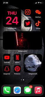 Ios 14 Widget Idea Black App App Icon Design Snapchat Icon