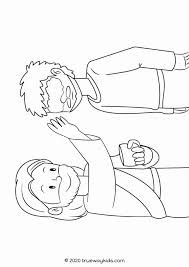 Jesus heals the blind man. Jesus Heals The Blind Man Craft Artofit