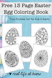 What are children waiting for on easter day? Easter Egg Coloring Pages Free Printable Easter Egg Coloring Book