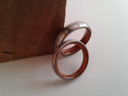 Titanium Rings Wedding Ring Set His And Hers Wedding Bands Redwood Male Rings Female Rings Wood Wedding Bands Matching Rings 5mm 6mm Wedding Rings Sets His And Hers Titanium Wedding Rings