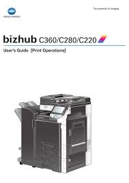 Please download it from your system manufacturer's website. Konica Minolta Bizhub C220 User Manual Pdf Download Manualslib