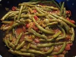 Green Beans Are Called Lubiyeh In Arabic And Are Most Often Stewed With Tomatoes Like This My Mother In Law Was A Fantastic Lebanese Recipes Syrian Food Food