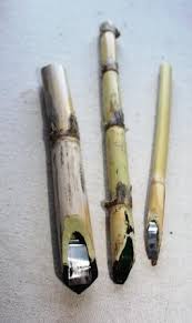 Quills And Bamboo Pens Calligraphic Connections Bamboo Pen Quilling Bamboo