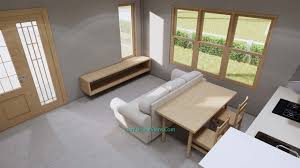 Living room addition floor plans gurus floor from house plans with living room and family room. Small House Plans 32x16 Shed Roof 1 Bed Pdf Plan Samhouseplans