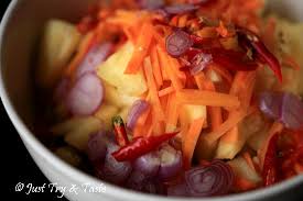 Lihat juga resep acar timun wortel nanas enak lainnya. Resep Acar Merah Nanas Ketimun Wortel Just Try Taste