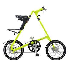 strida evo folding bike compact bike 3 speed 16 inch wheels men s bikes women s bikes neon green 折りたたみ自転車 自転車のデザイン 自転車