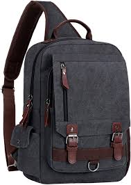 Buy Wowbox Sling Bag For Men Women Sling Backpack Laptop Shoulder Bag Cross Body Messenger Bag 13 3 15 6 Laptop Tablet Black Online In Turkey B07y595kvg