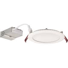 Lithonia 4 In Ultra Thin Matted White Led Downlight 5000k