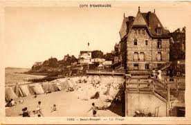La Plage De Saint Enogat A Dinard Dinard Bretagne Dinard Carte Postale