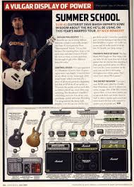 I Can Do This On My Own Sum 41 Dave Baksh Sum 41 Guitar Rig Guitar World July 2003 Guitar Books Guitar Rig Guitar Lovers