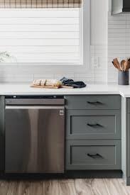 Modern Olive Green Kitchen Before After Lemon Thistle Kitchen Remodel Cost Kitchen Remodel Olive Green Kitchen