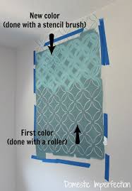 See more ideas about bathroom decor, stencils wall, stencils. Birthing A Stenciled Bathroom Domestic Imperfection