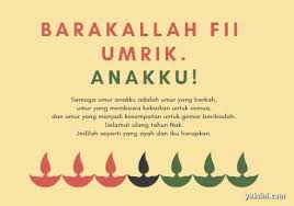 Ucapan hari lahir pancasila mengingatkan kita kembali sejarah berdirinya bangsa indonesia. 50 Ucapan Ulang Tahun Islami Untuk Anak Perempuan Jalantikus