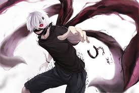 Tokyo Ghoul Kaneki Ken White Hair Red Eyes Mask Anime Boys Wallpapers Hd Desktop And Mobile Backgrounds