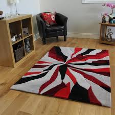 Ce tapis est adapté au chauffage par le sol. Tapis Moderne Rouge Noir Et Gris Motif Abstrait 3 Tailles Amazon Fr Cuisine Maison Tapis Moderne Tapis Salon Tapis Contemporain