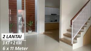 Suasana putih bersih dan elegan akan terpancar ketika kita membuat desain dengan warna ini. Drm Vlog69 Desain Rumah 2 Lantai Luas 66m2 Desain Rumah Minimalis Lebar 6 Meter Rumah Luas 6x11 Youtube
