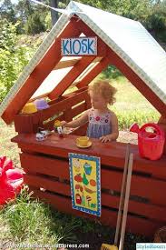 Outside Diy Kiosk Lekstuga Kisoklucka Outsideplayhouse Outdoorplayhouseideas Backyard For Kids Outdoor Kids Backyard Play