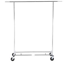 Product conveniently rolls on 4 wheels. Small Clothes Rack On Wheels Off 61