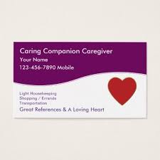Caregiver Business Cards Zazzle Com Caregiver Home Health Aide Nursing Programs