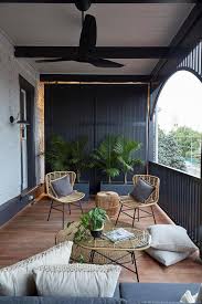 The balou lounge chairs were sourced from janus et cie, while the coffee table is an actual wood tree root.the table and barstools, as well as the lounges, were custom designed and fabricated. 67 Coolest Modern Terrace Design Ideas Digsdigs