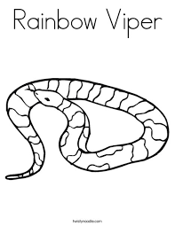 Browse the user profile and get inspired. Rainbow Viper Coloring Page Twisty Noodle