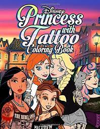 Throw a little of marios princess peach in there. Princess With Tattoo Coloring Book Great Way To Relax And Inspire Creativity For Teens And Adults Harley Queen 9798646708060 Amazon Com Books