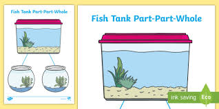 Fish tank decorations super store. Fish Tank Part Part Whole Worksheet Teacher Made