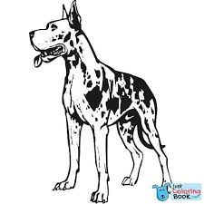 Great Dane Coloring Pages Free Printable Coloring Pages Great Dane Within Great Dane Coloring Pages Great Dane Dogs Great Dane Dane Dog