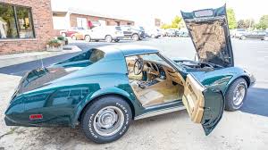 Image result for Dark Green 1976 Corvette