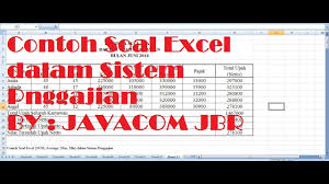 Free update 1 tahun, selama ada update terbaru 5. Contoh Soal Excel Dalam Sistem Penggajian Upah Karyawan Dalam Suatu Perusahaan Youtube