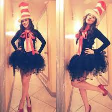 Cat In The Hat Halloween For When I M A Teacher Popular Halloween Costumes Halloween Costumes Women Creative Halloween